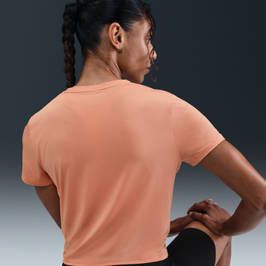 Съкратен топ Nike One Classic Dri-FIT Twist Short Sleeve T-Shirt Оранжево
 | IB9406-844, 3