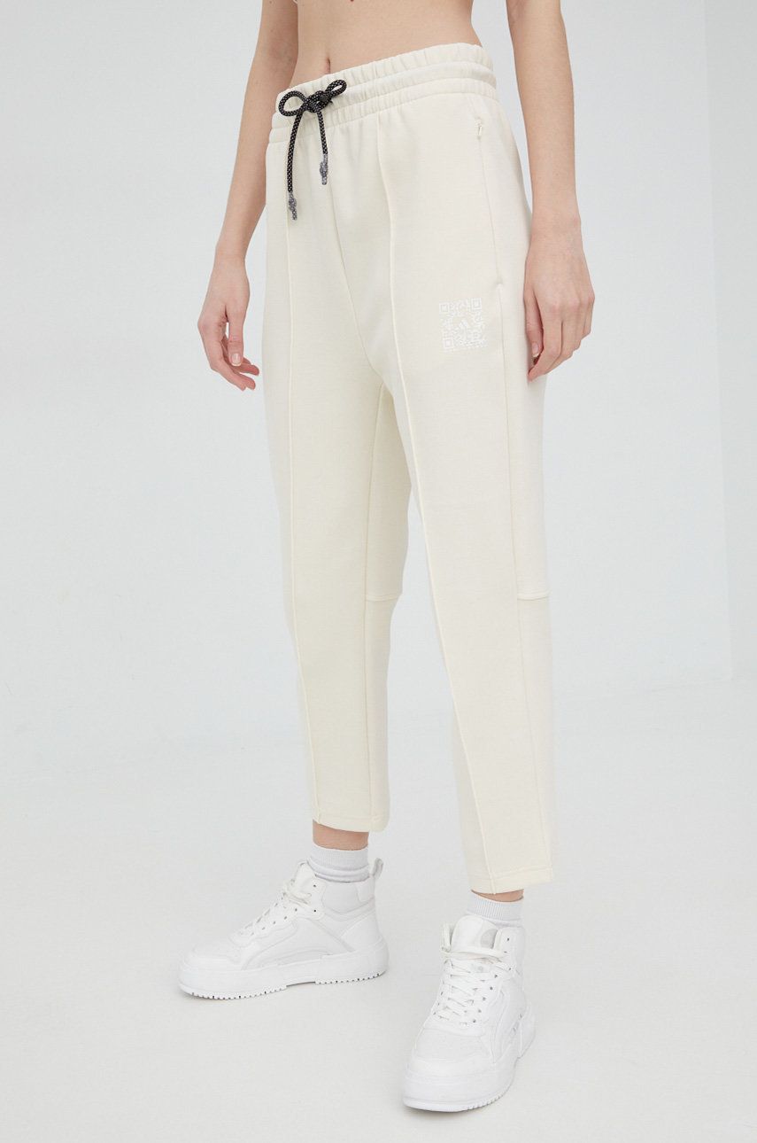 Спортни панталони adidas Performance adidas Performance Printed Sweatpants Бяло | HB1449, 0