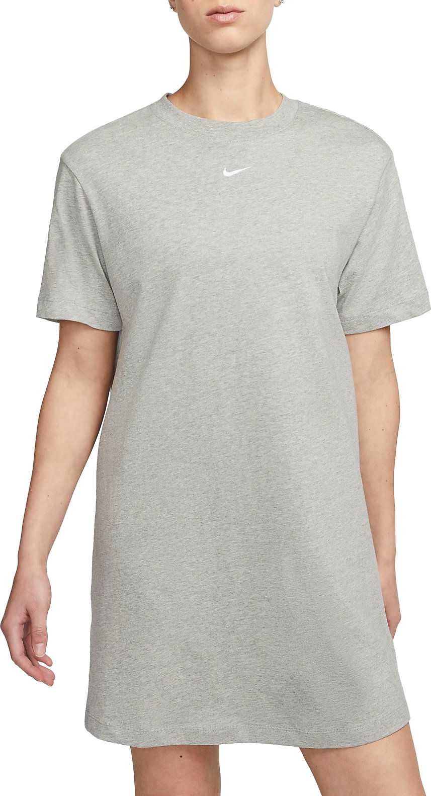 Pокля Nike Sportswear Essential T-Shirt Dress Сиво | dv7882-063, 0
