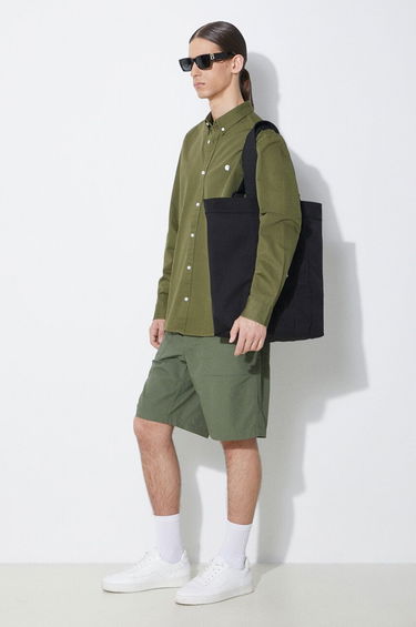 Къси панталони Engineered Garments Fatigue Shorts Зелено | OR271.CT010, 1