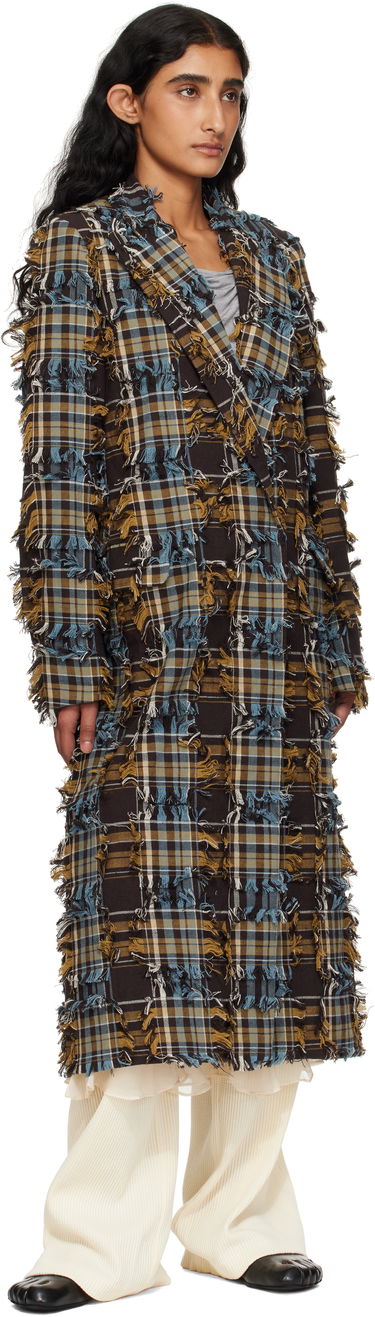 Палта Collina Strada Collina Strada Wolverine Plaid Frayed Coat Многоцветен | XX5217-B, 3