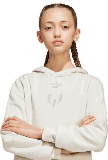 Суитчър adidas Performance Messi Kids' Hoodie Бежово | JD1945, 2