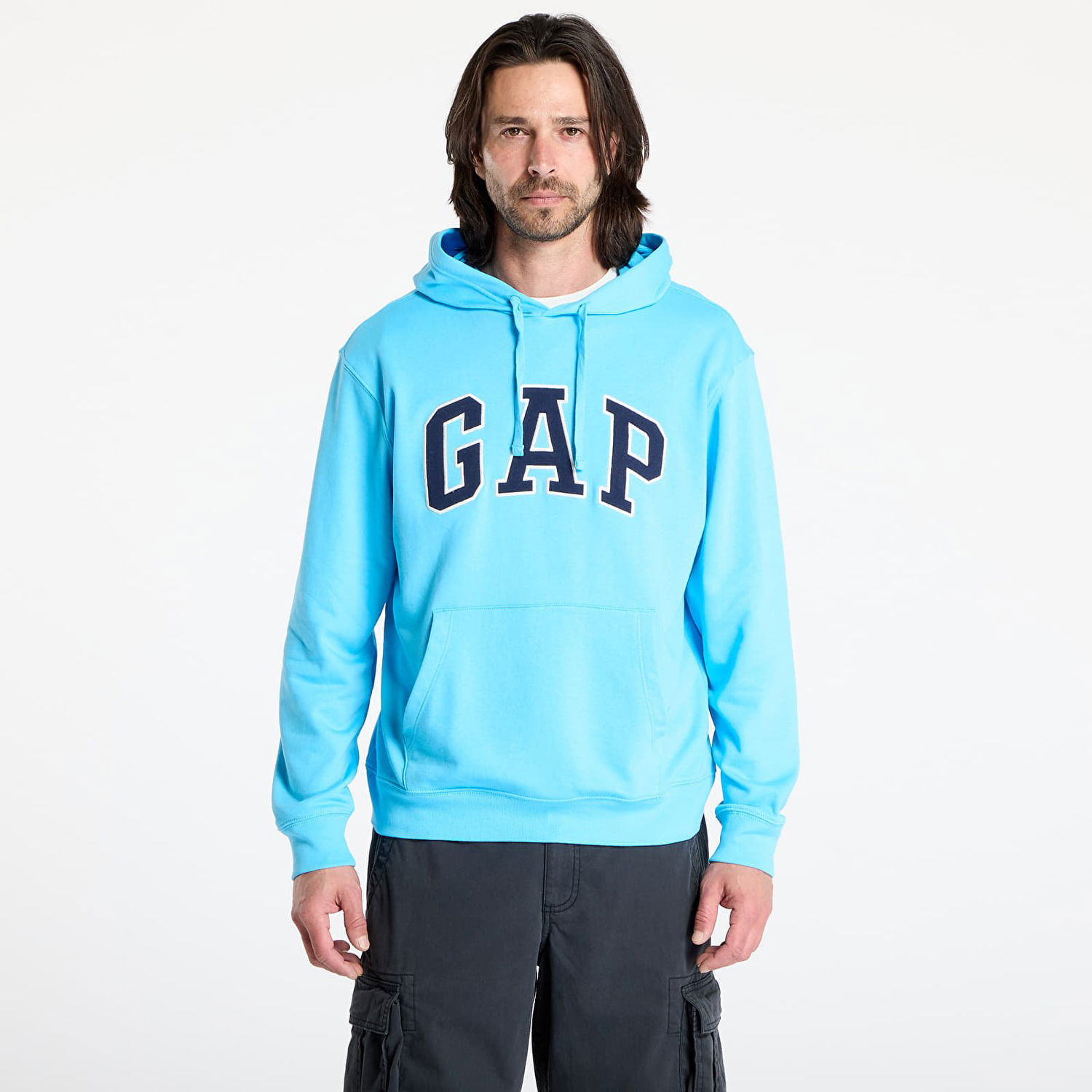 Суитчър GAP GAP Arch Logo Hoodie Тюркоазено | 868460-10, 0