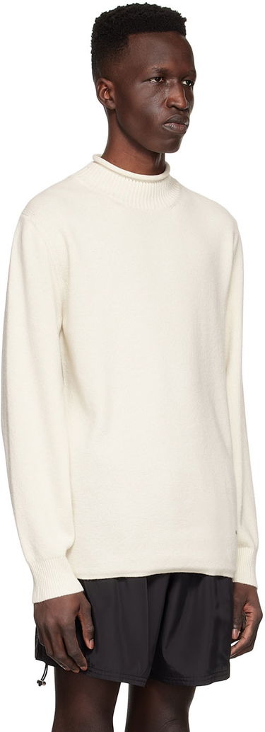 Пуловер We11done Cashmere Mock Neck Sweater Бяло | WD-KT1-22-653-U-IV, 1
