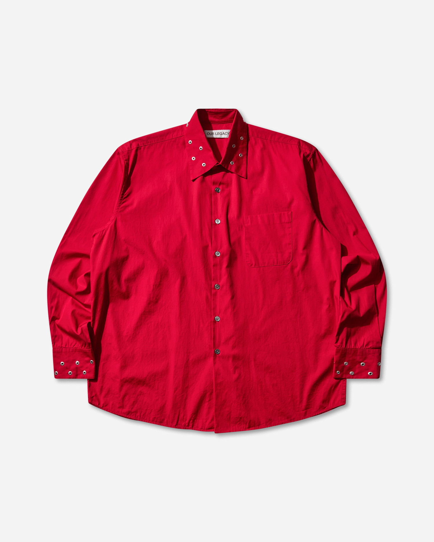 Риза OUR LEGACY Above Shirt Червено | M4252AL 001, 1