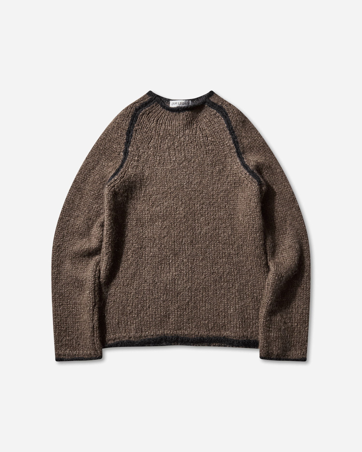 Пуловер OUR LEGACY Rider Roundneck Sweater Кафяво | M4253RS 001, 1