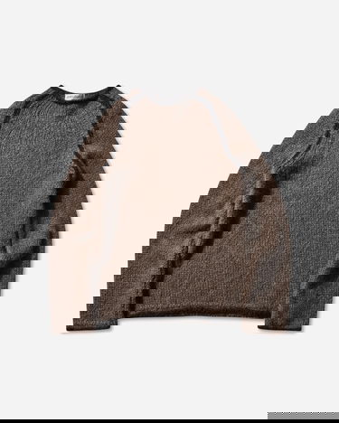 Пуловер OUR LEGACY Rider Roundneck Sweater Кафяво | M4253RS 001, 1