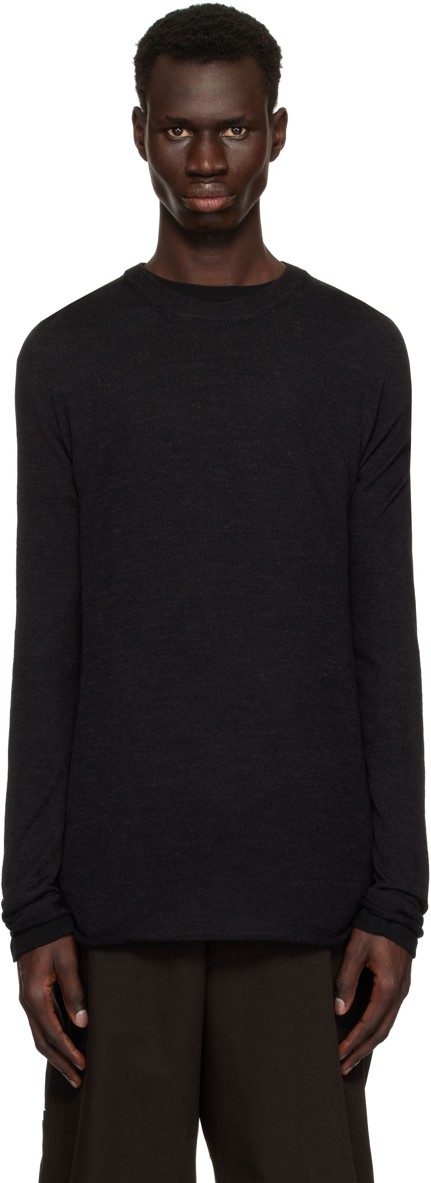 Пуловер Jil Sander Jil Sander Layered Sweater Черно | J47FV0111_JTN381, 0