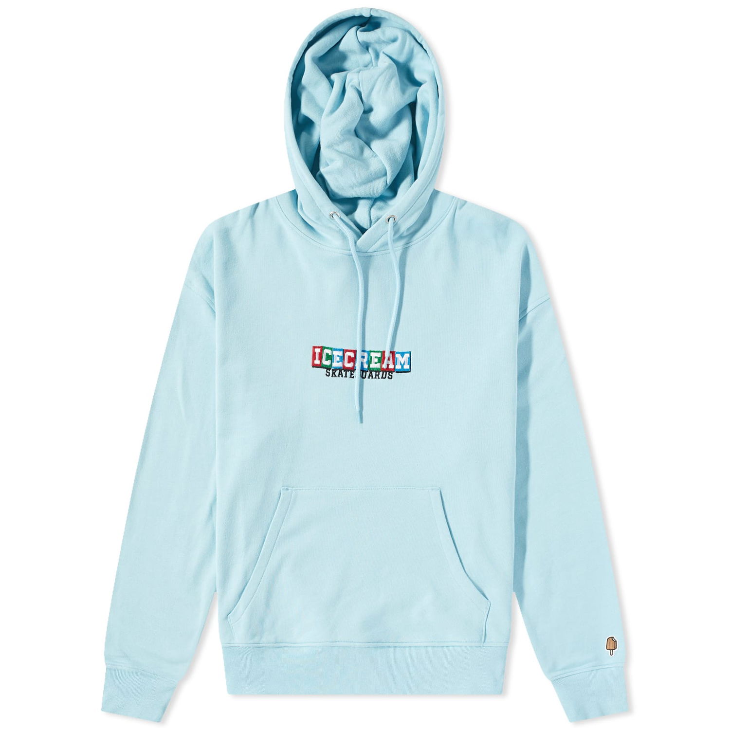 Суитчър BBC IceCream IC Skateboards Embroidered Hoodie, Size Large Синьо | IC23225-BLU, 1