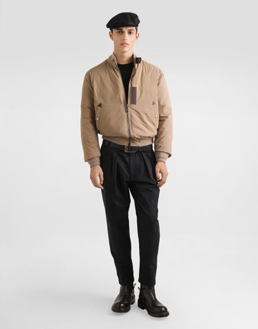 Яке бомбър Dolce & Gabbana Dolce & Gabbana Padded Satin Bomber Jacket Бежово | G9BRATFUSN0M3725, 1