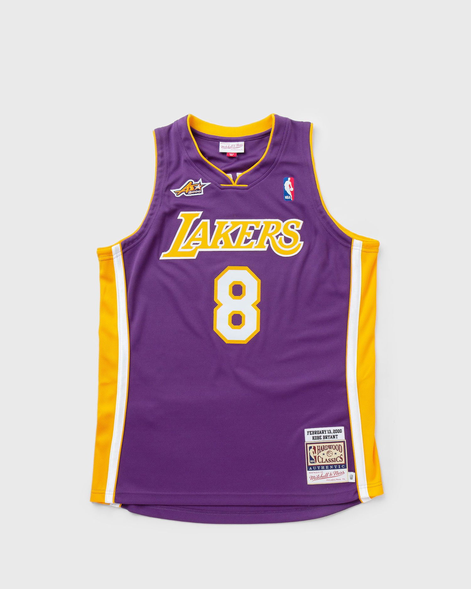 Фланелка Mitchell & Ness Authentic Los Angeles Lakers 2000-01 #8 Jersey XXL Лилаво | AJY4CP19035-LALPRGD00KBR, 0