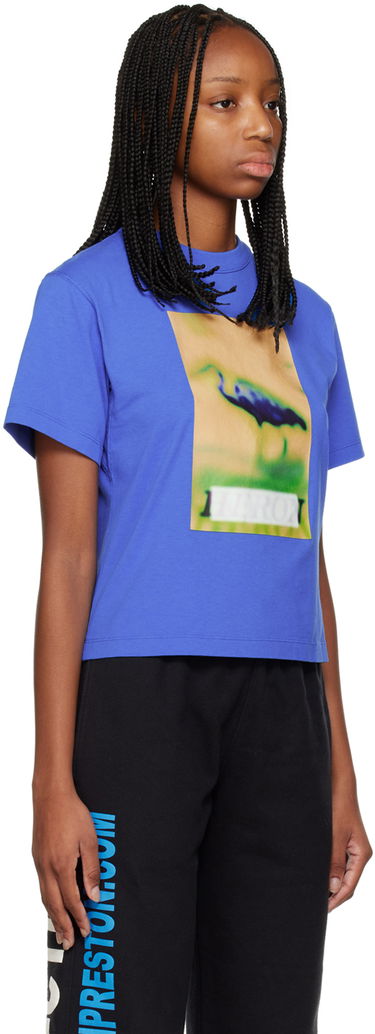 Тениска HERON PRESTON Heron Preston Heron Censored T-Shirt Синьо | HWAA032F22JER0024519, 1