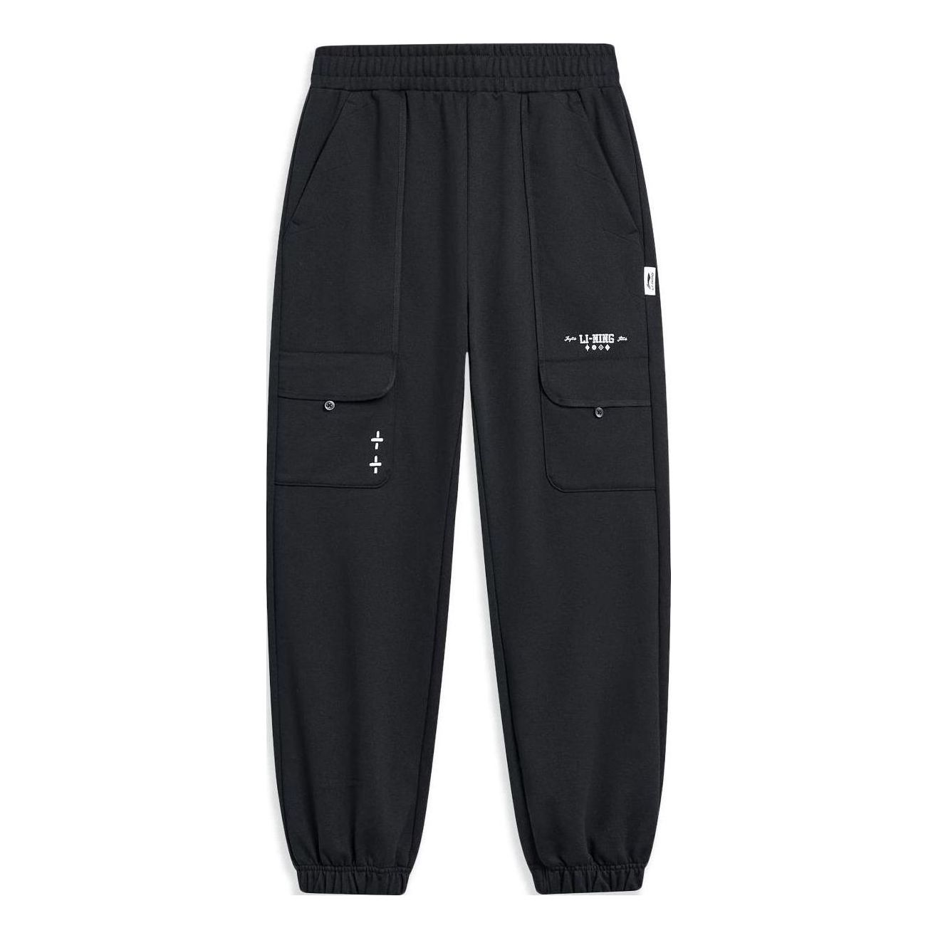 Карго панталони Li-Ning Logo Sweatpants Черно | AKLT411-1, 0