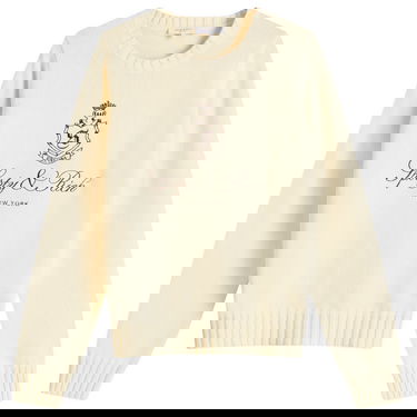 Пуловер Sporty & Rich Sporty & Rich Women's Vendome Knitted Jumper, Size Large Бежово | WS065606205WH37, 0