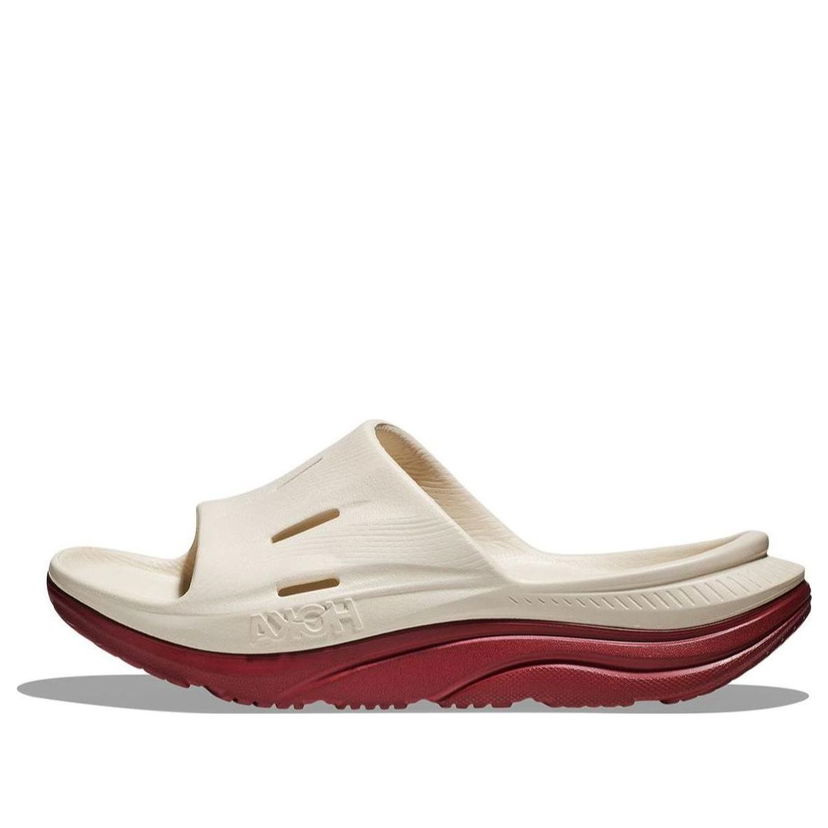 Кецове и обувки Hoka One One Ora Recovery Slide 3 Бяло | 1135061-ERST