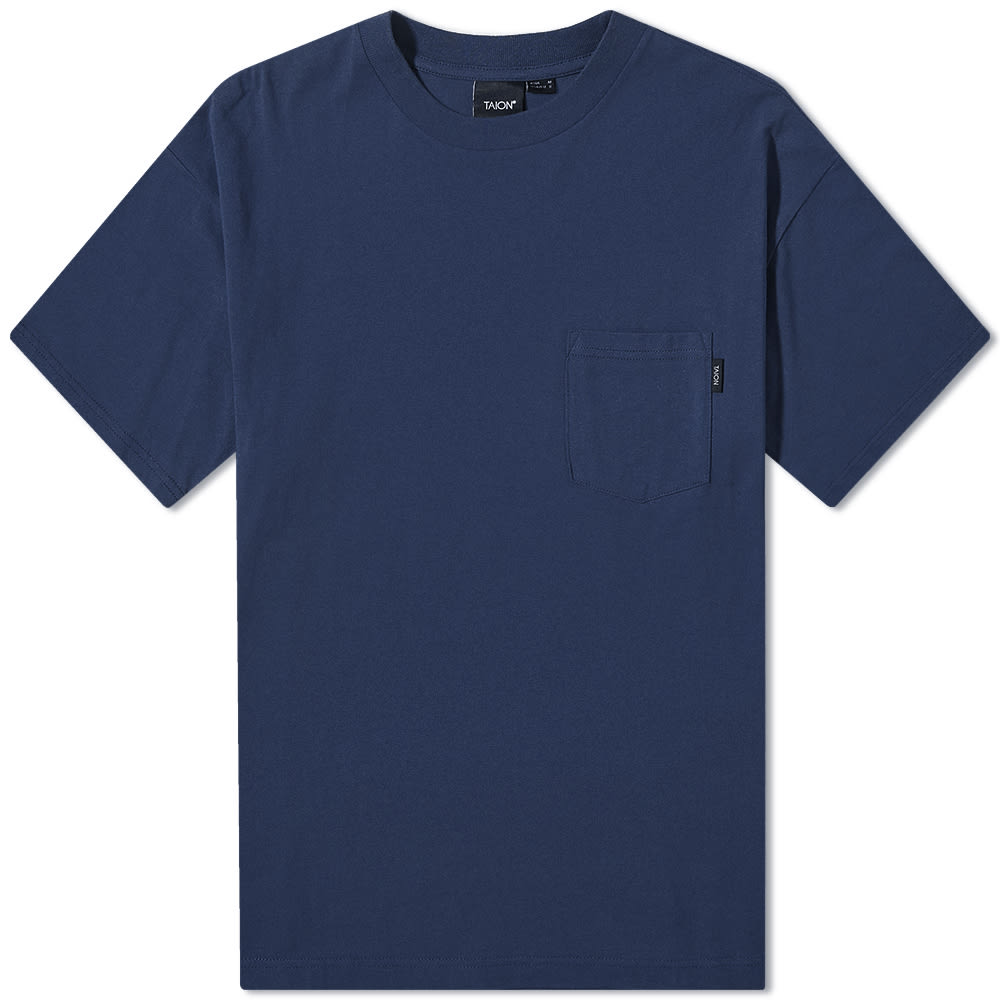 Тениска TAION Storage Pocket Tee Тъмно синьо | TAION-TSPK01-NVY, 0