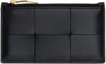 Портфейл Bottega Veneta Cassette Zippered Card Holder Черно | 796663 VCQC4, 0