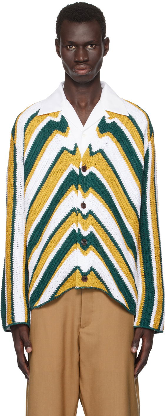 Пуловер Marni Chevron Cardigan Многоцветен | CDMG0132Q1 UFCB27, 0