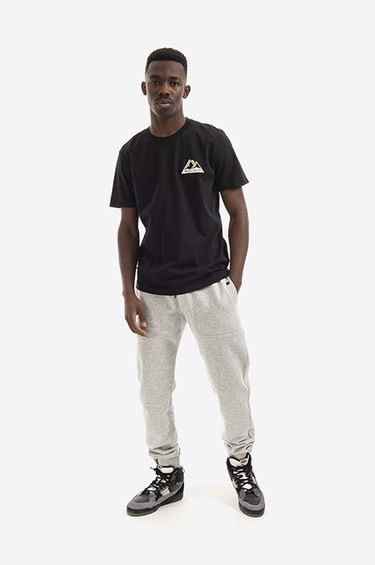 Тениска WOOLRICH Mountain Print T-Shirt Черно | CFWOTE0061MRUT2926, 1