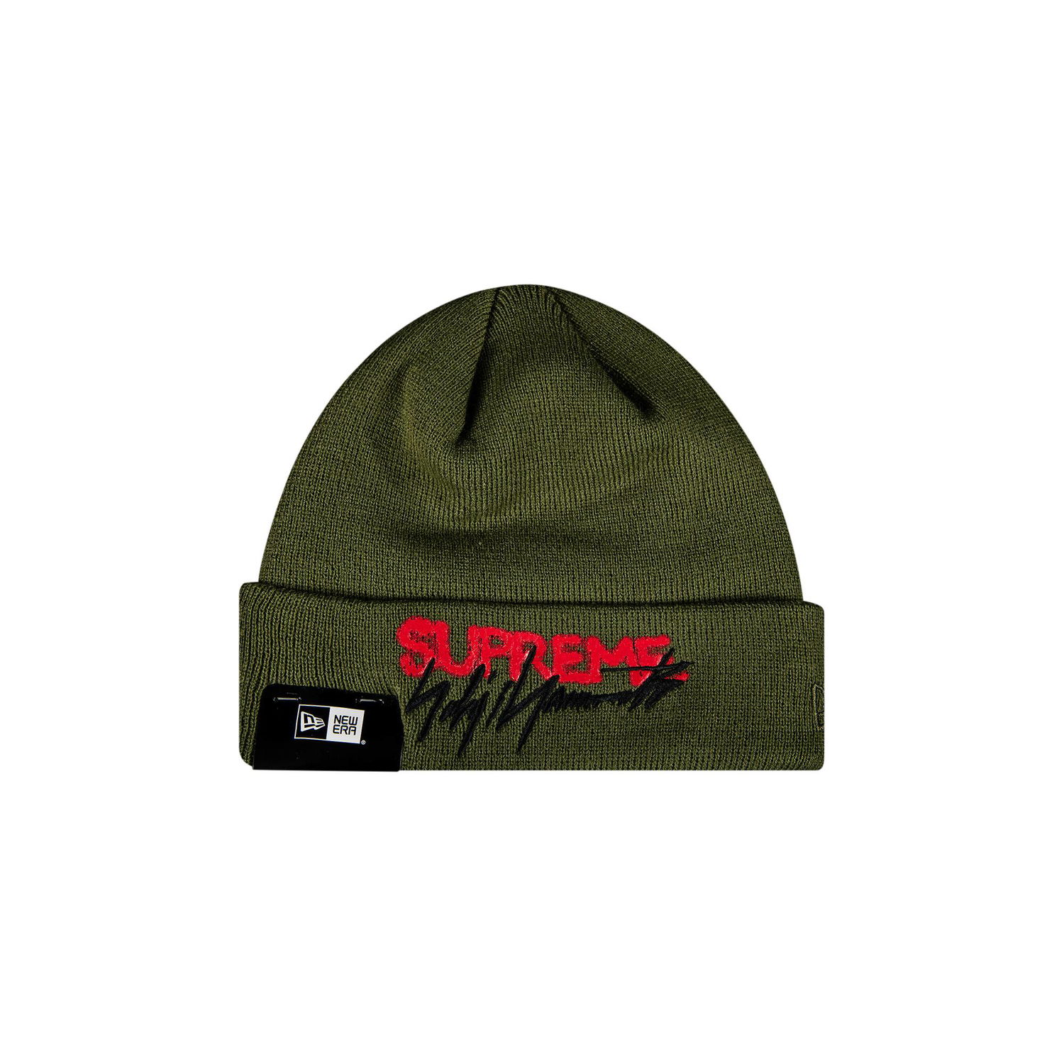 Шапка Supreme Yohji Yamamoto x New Era Beanie Зелено | FW20BN5 OLIVE, 1