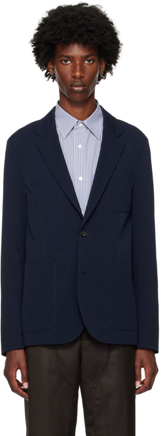 Жилетка Paul Smith PS by Paul Smith Seersucker Blazer Тъмно синьо | M2R-2171-N22092-47, 0