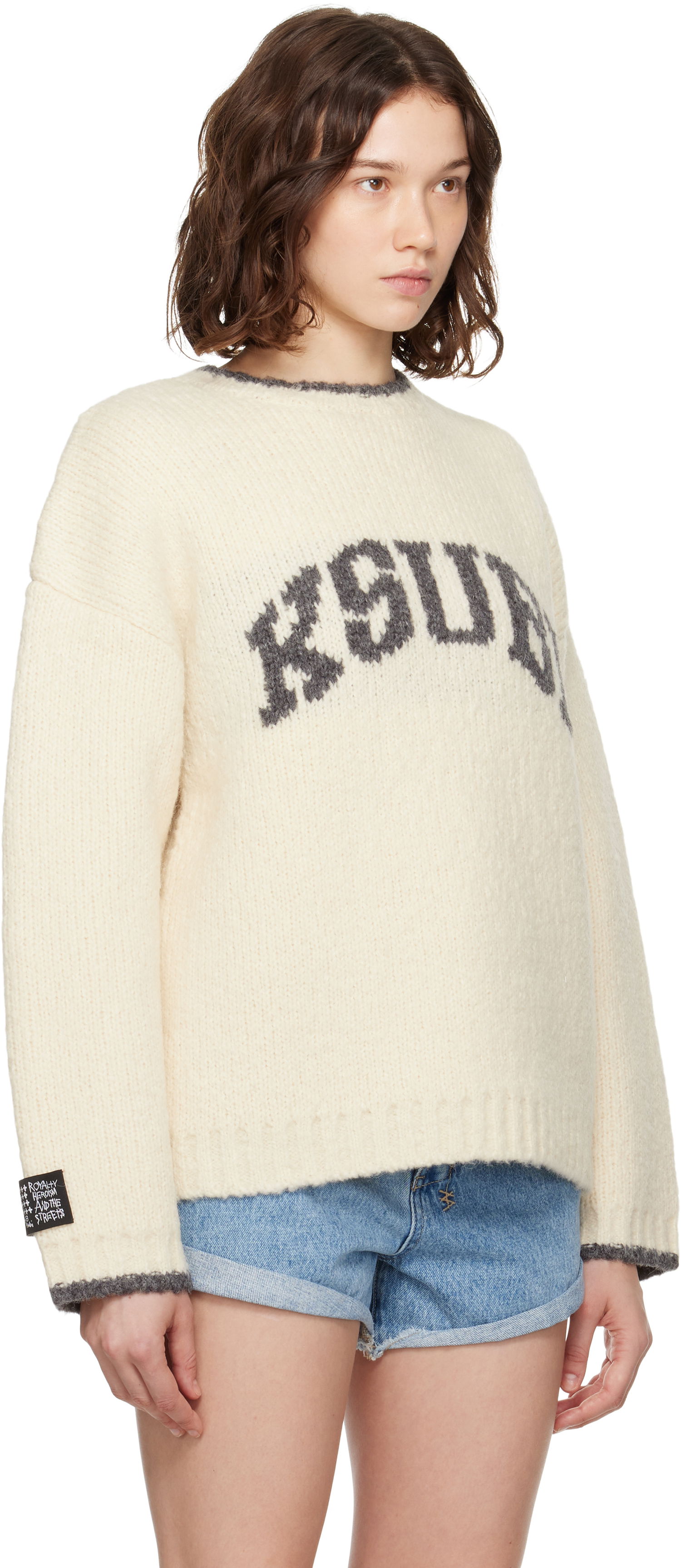 Пуловер Ksubi Ksubi Moment Knit Sweater Бяло | WPF25KW001, 1