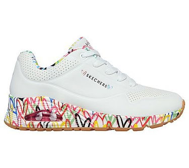 Кецове и обувки Skechers Uno Бежово | 155506-WHT, 0