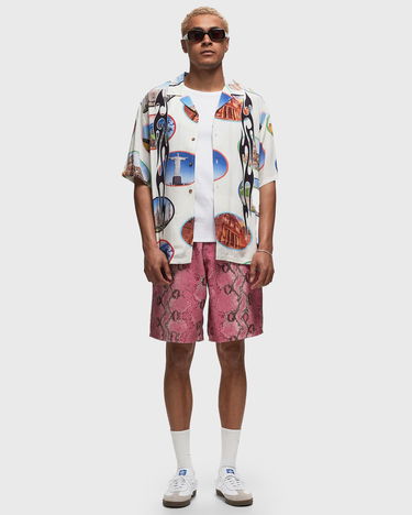 Риза Pleasures 7 Wonder Camp Shirt Бяло | P24SP001-WHITE, 1