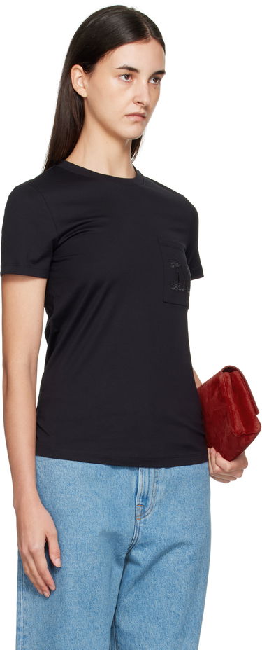 Тениска Max Mara Max Mara Papaia Pocket T-Shirt Бяло | 2511941032600, 4