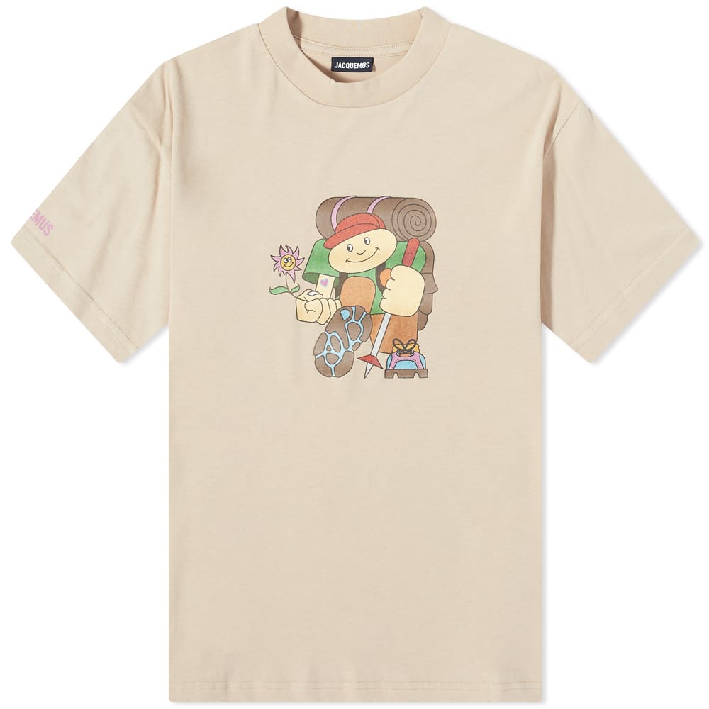 Тениска Jacquemus Hiker Tee Бежово | 216JS13-216-231-02A, 0