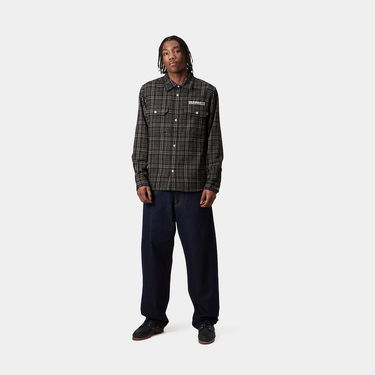 Риза Carhartt WIP Carhartt WIP Runaway Millett Long Sleeve Shirt Кафяво | I034383_4, 1