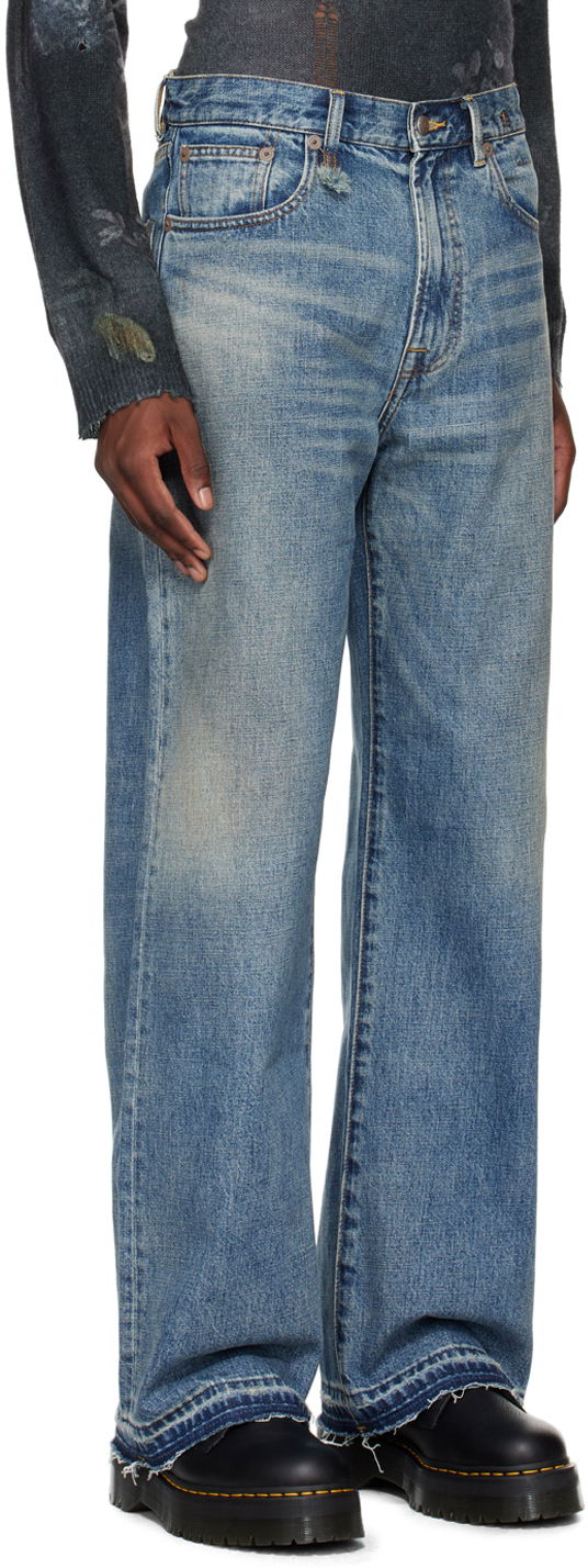 Дънки R13 R13 D'Arcy Loose Fit Jeans Синьо | R13MD038-D213C, 1