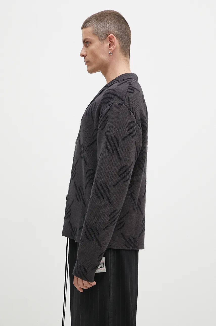 Пуловер DAILY PAPER Kirabo Monogram Cardigan Черно | 2421031, 1