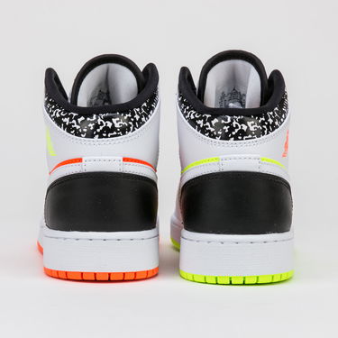 Кецове и обувки Jordan Jordan 1 Mid GS Бяло | 554725-870, 3