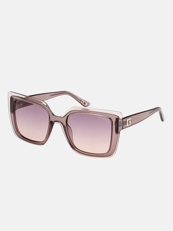Слънчеви очила GUESS Square Sunglasses Кафяво | GU790852QQQ, 0