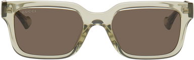 Gucci Rectangular Frame Sunglasses, 0