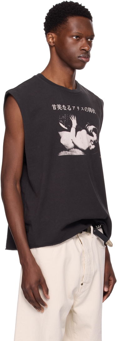 Тениска Enfants Riches Déprimés Enfants Riches Déprimés 'Sweet Surrender Of Alice' Graphic Cut Off T-Shirt Черно | 010-834, 1