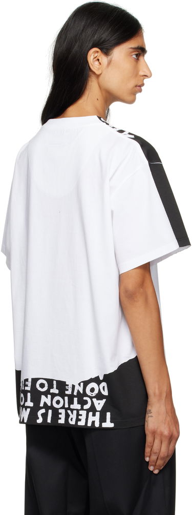 Тениска Maison Margiela MM6 Maison Margiela Two-Tone T-Shirt Черно | SH2GC0033 M20048, 2