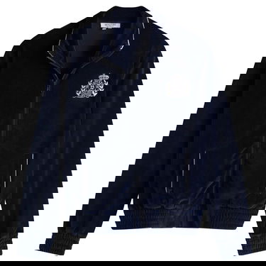 Яке бомбър Sporty & Rich Sporty & Rich NY Crest Velour Track Jacket Тъмно синьо | JA063511243BL32-NVY, 1