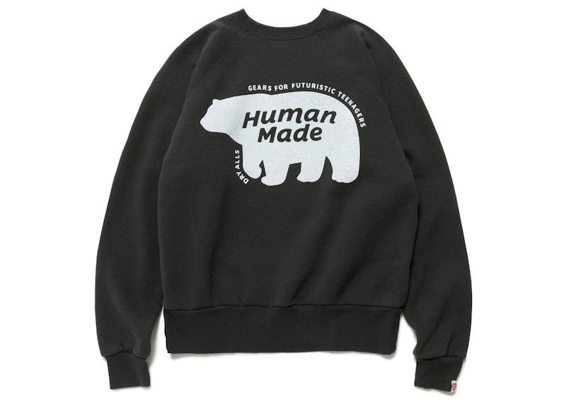 Суитчър Human Made Crew Neck Raglan Sweatshirt Черно | HM24CS019, 0