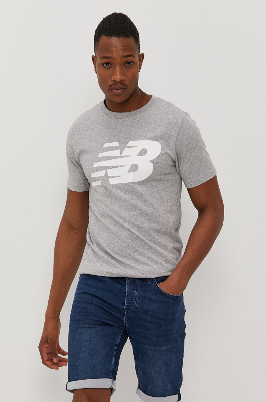 Тениска New Balance t-Shirt Сиво | MT03919AG, 0