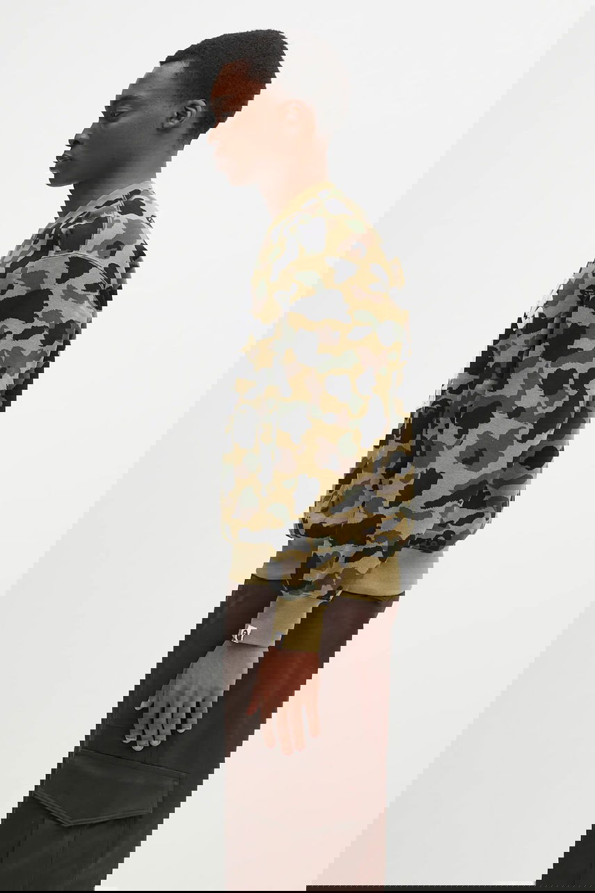 Суитчър BAPE A Bathing Ape 1St Camo Jacquard College Patterned Sweatshirt Многоцветен | 1L30113307, 1