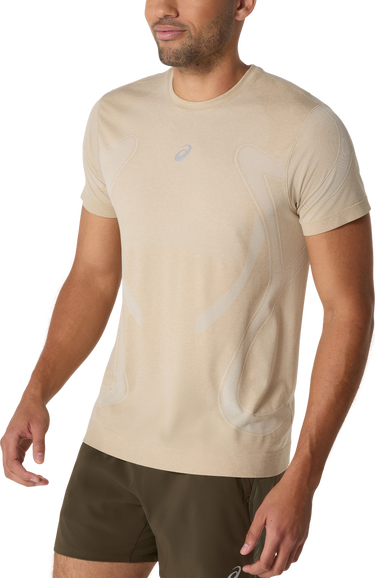 Тениска Asics Asics Road Seamless Short Sleeve T-Shirt Бежово | 2011d355-100, 3