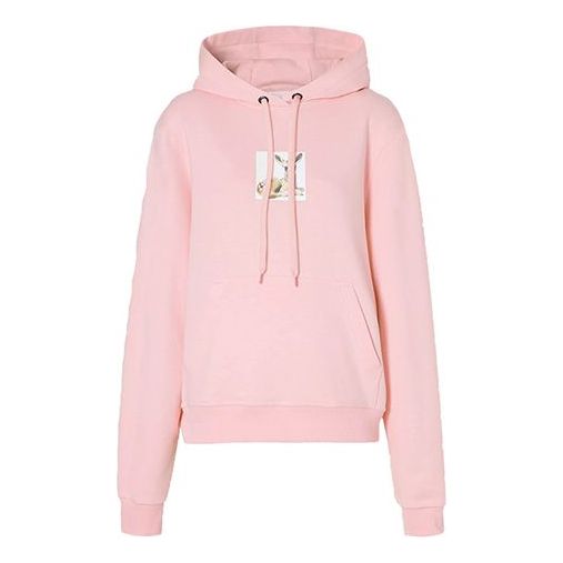 Суитчър Burberry Deer Print Cotton Hoodie Розово | 80246541, 0