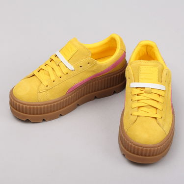 Кецове и обувки Puma Cleated CreeperSuede Wn's lemon - carmine - vanilla ice Оранжево
 | 366268 03, 2