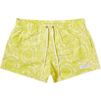 Бански Versace Men's Baroque Print Swim Short Mimosa Жълто | 1002516-1A09901-5Y370, 1