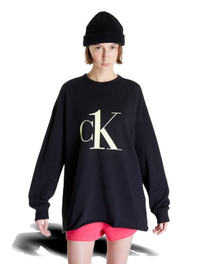 Суитчър CALVIN KLEIN Ck1 Cotton New Sweatshirt Черно | QS6885E UB1