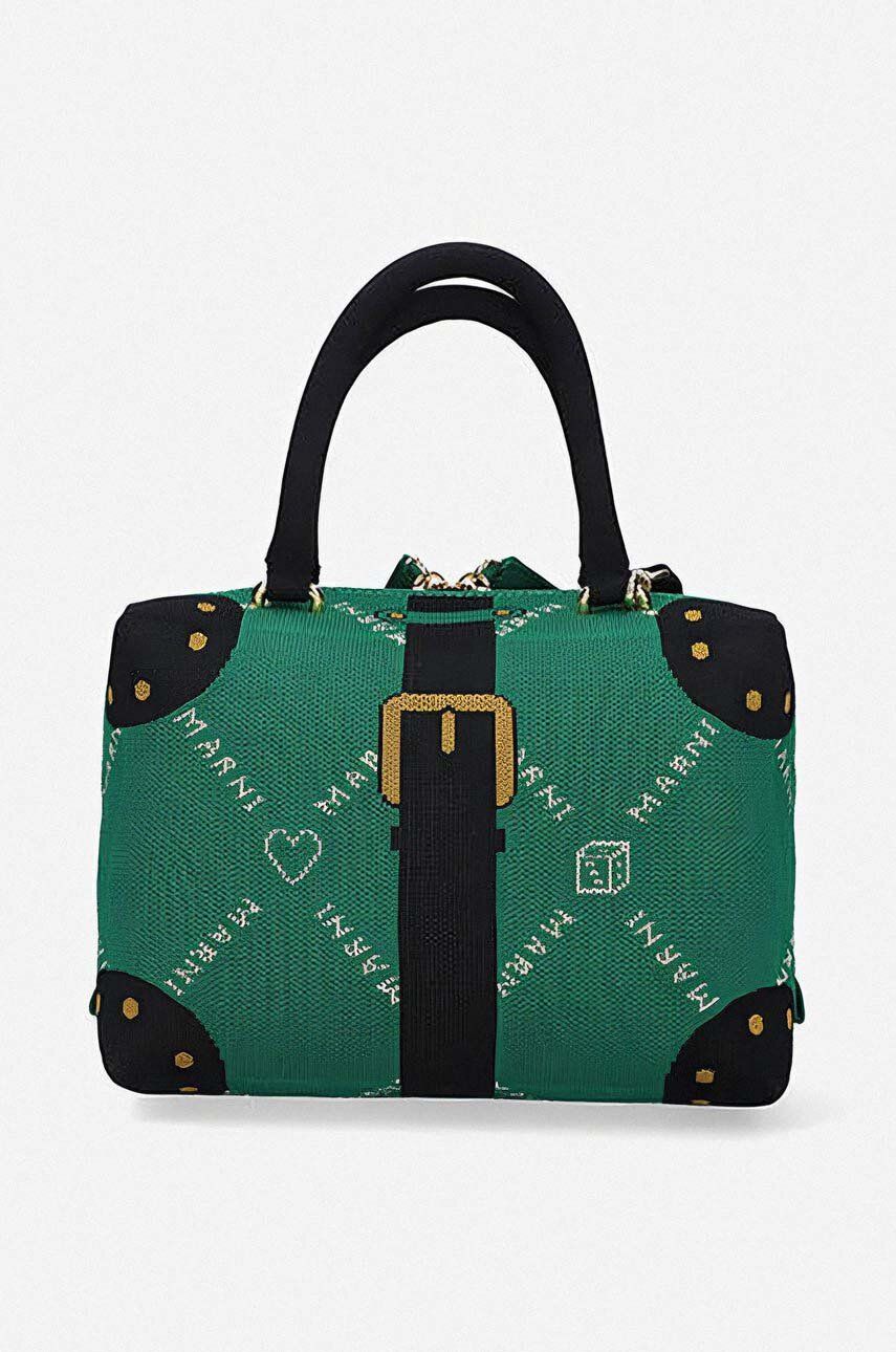 Дамска чанта Marni Green Handbag Зелено | BMMP0094A1.P4601, 0