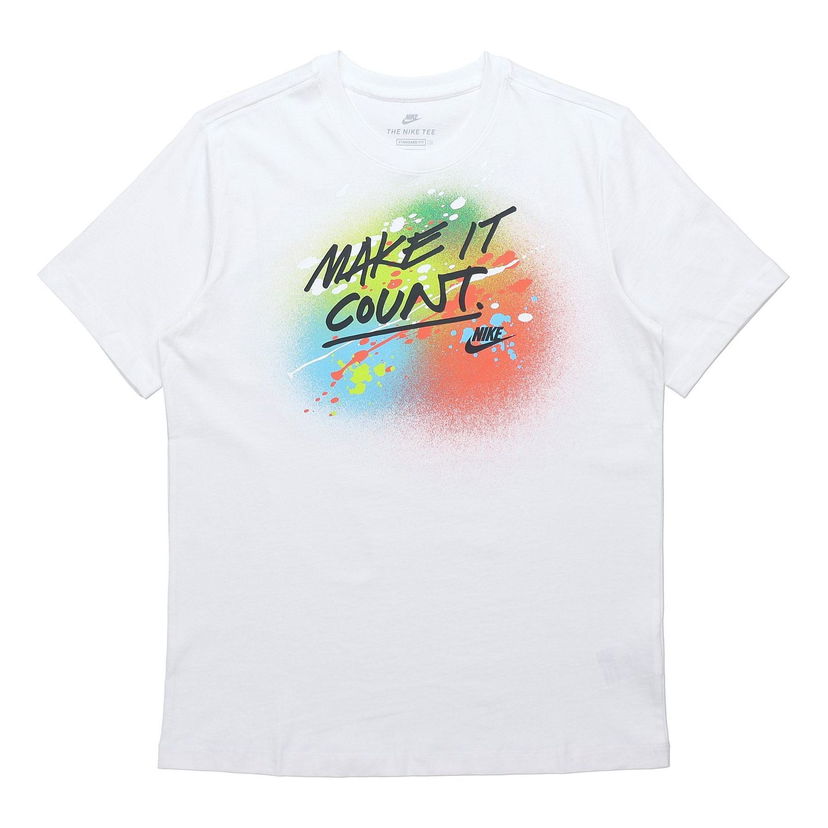 Тениска Nike Sportswear 'Make It Count' T-Shirt Бяло | DJ5361-100