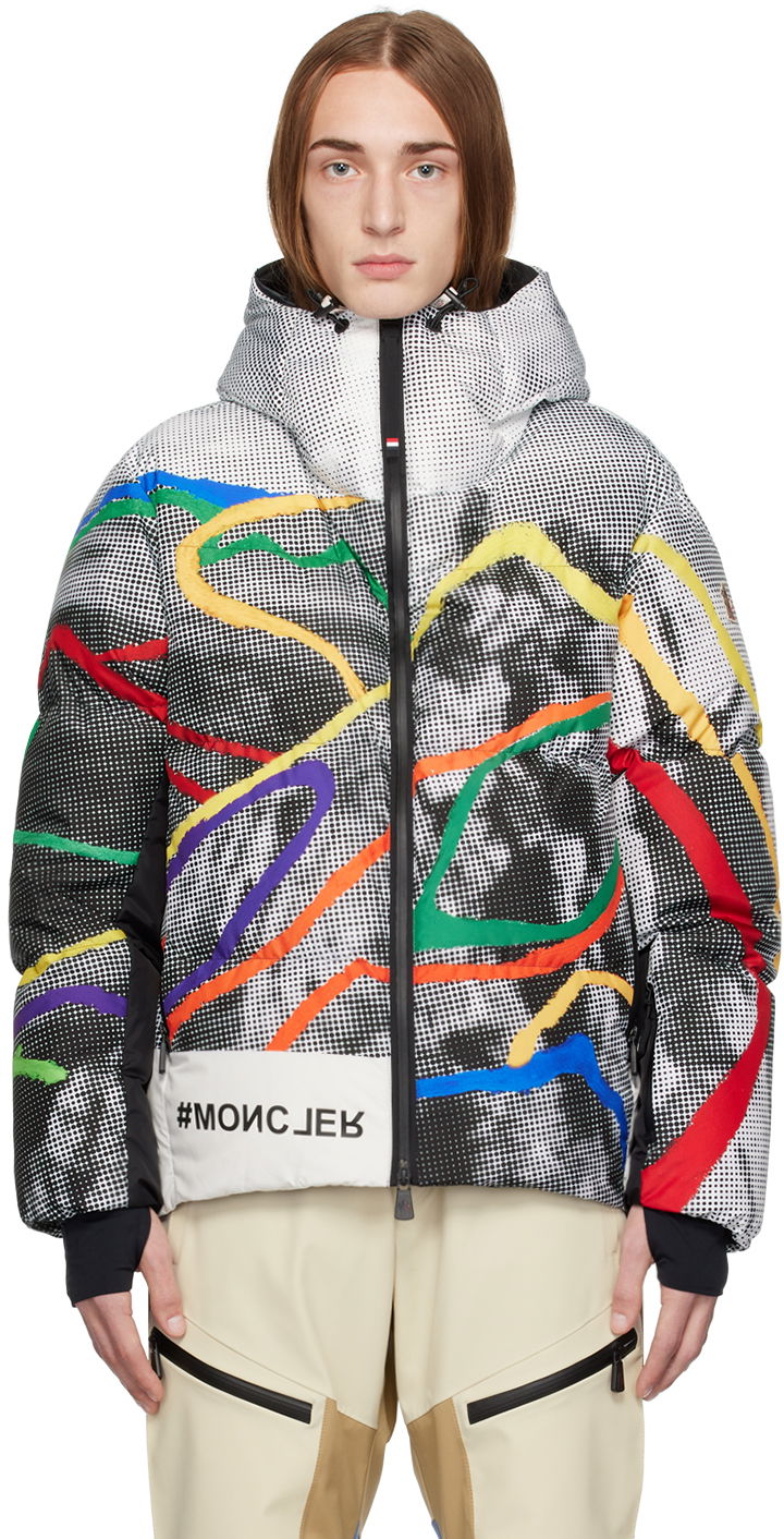Пухо яке Moncler Grenoble Printed Down Jacket Многоцветен | I20971A000565974J, 0